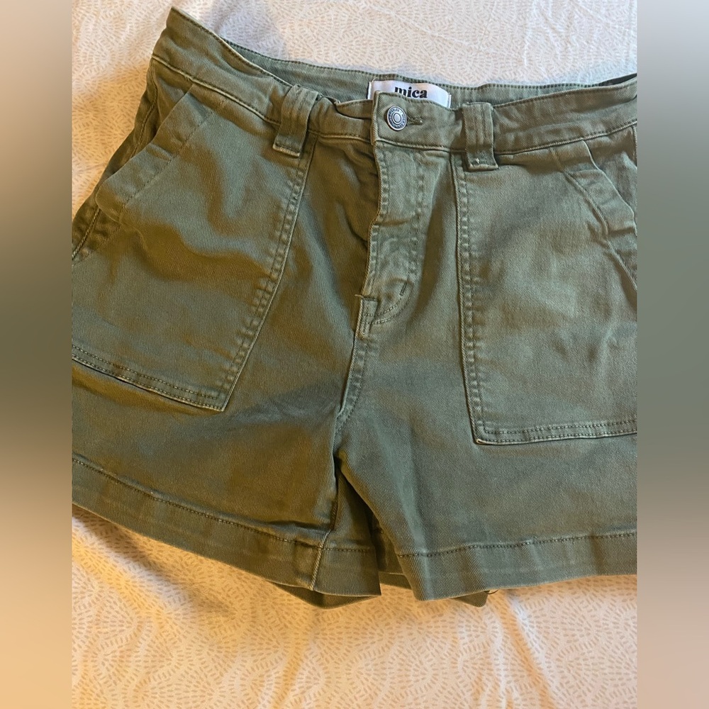 Olive Green Women's Shorts